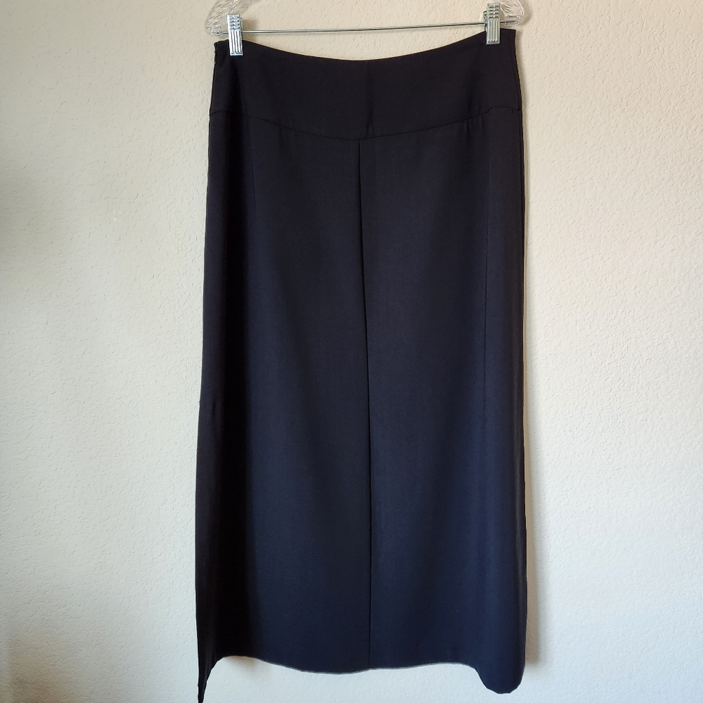 Hillard & Hanson Long Black Skirt, Size 14 - Picture 2 of 6